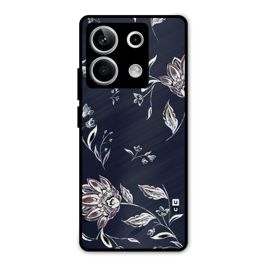 Cute Petals Metal Back Case for Redmi Note 13 5G