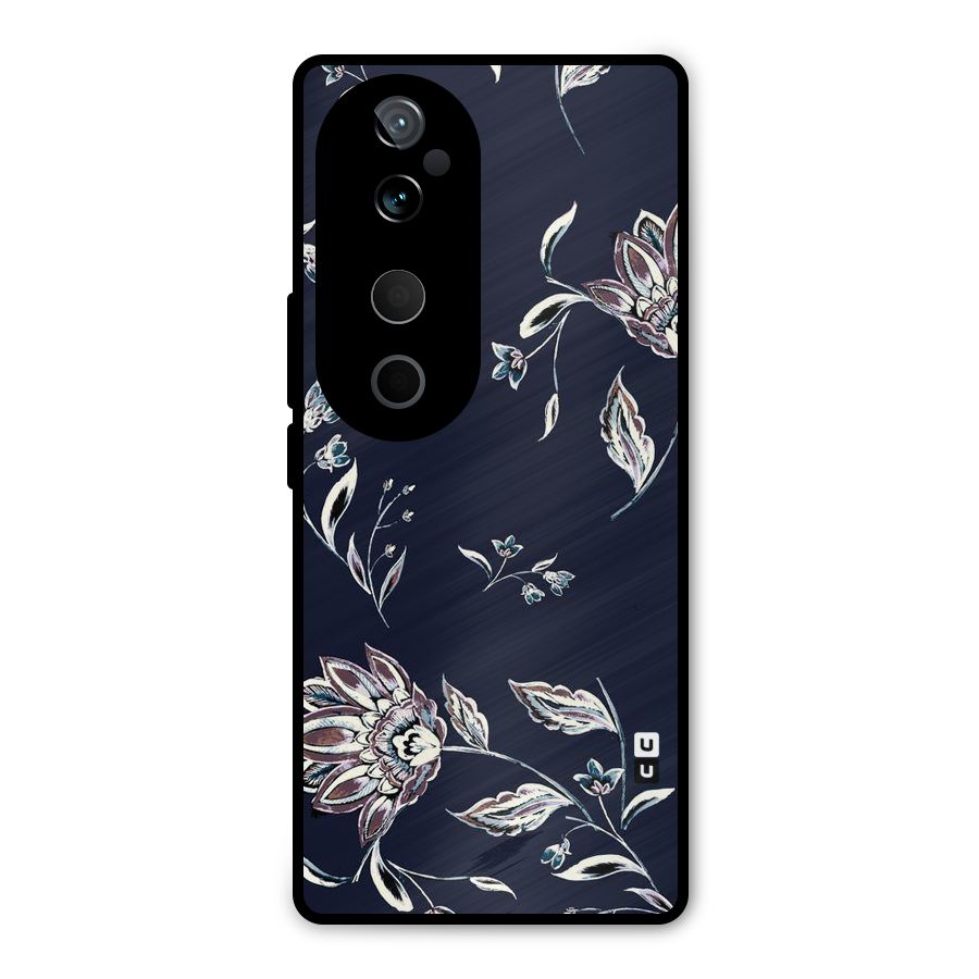 Cute Petals Metal Back Case for Vivo T3 Ultra