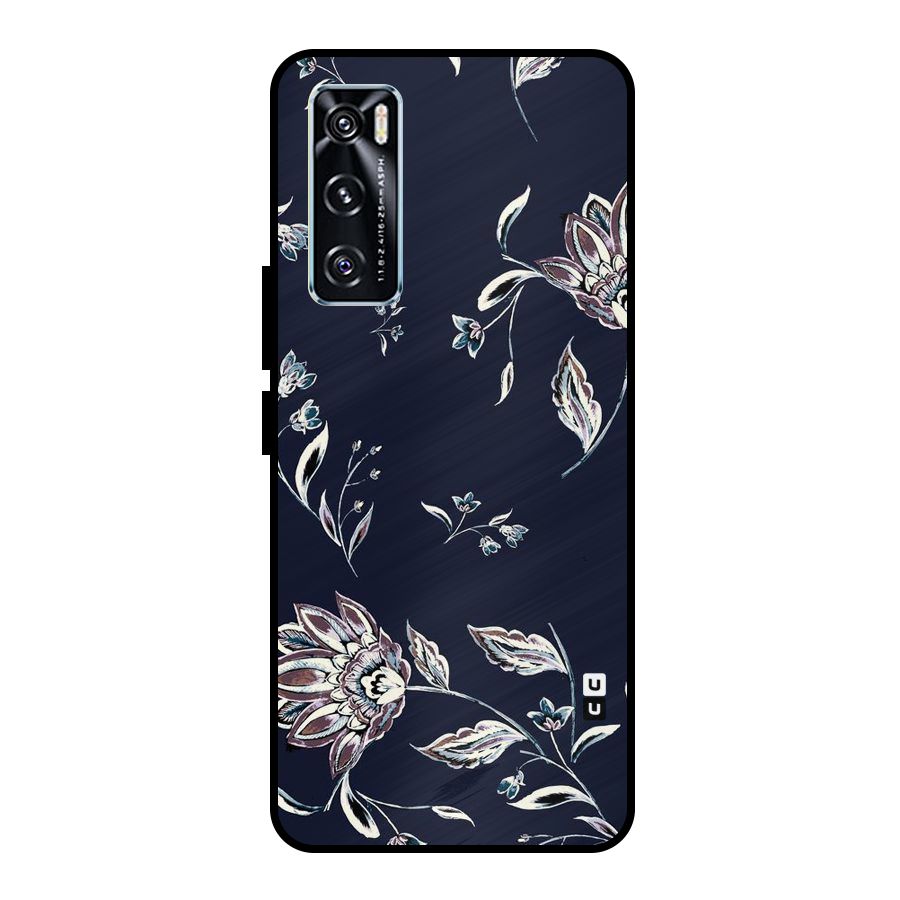 Cute Petals Metal Back Case for Vivo V20 SE
