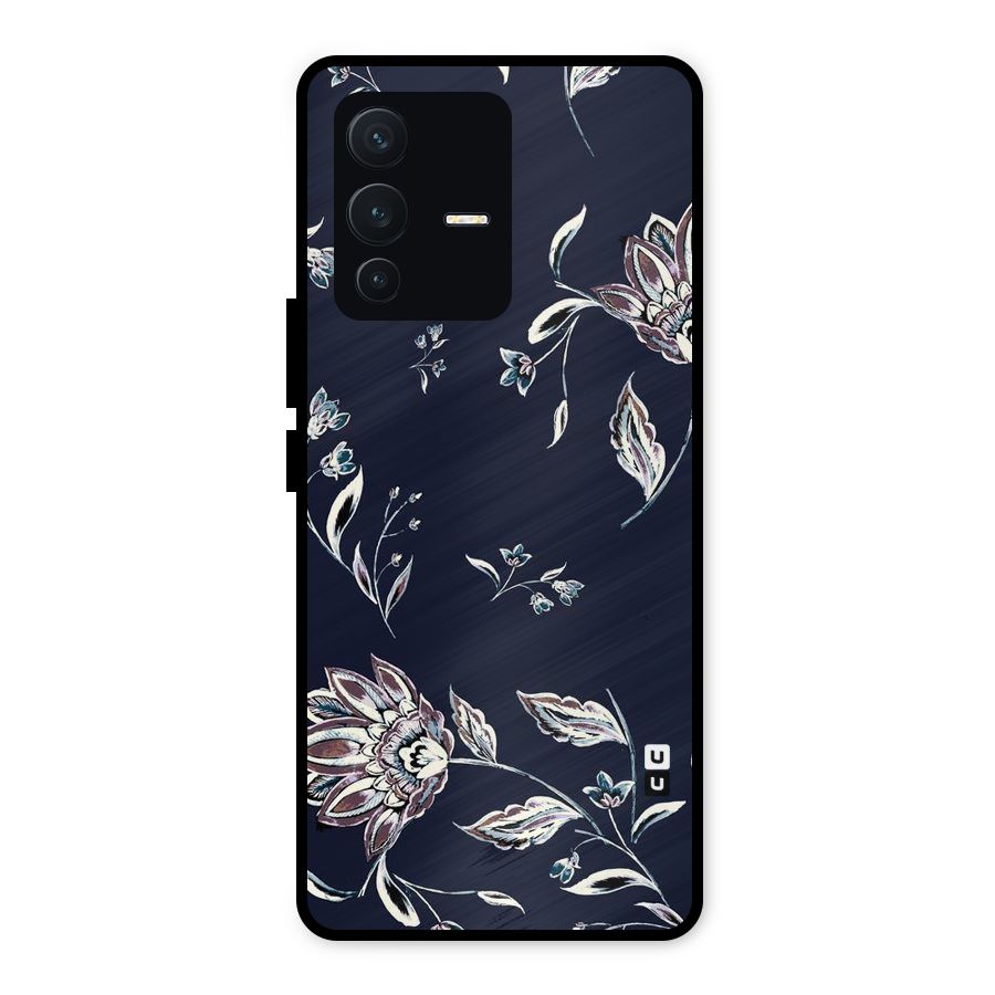 Cute Petals Metal Back Case for Vivo V23 5G