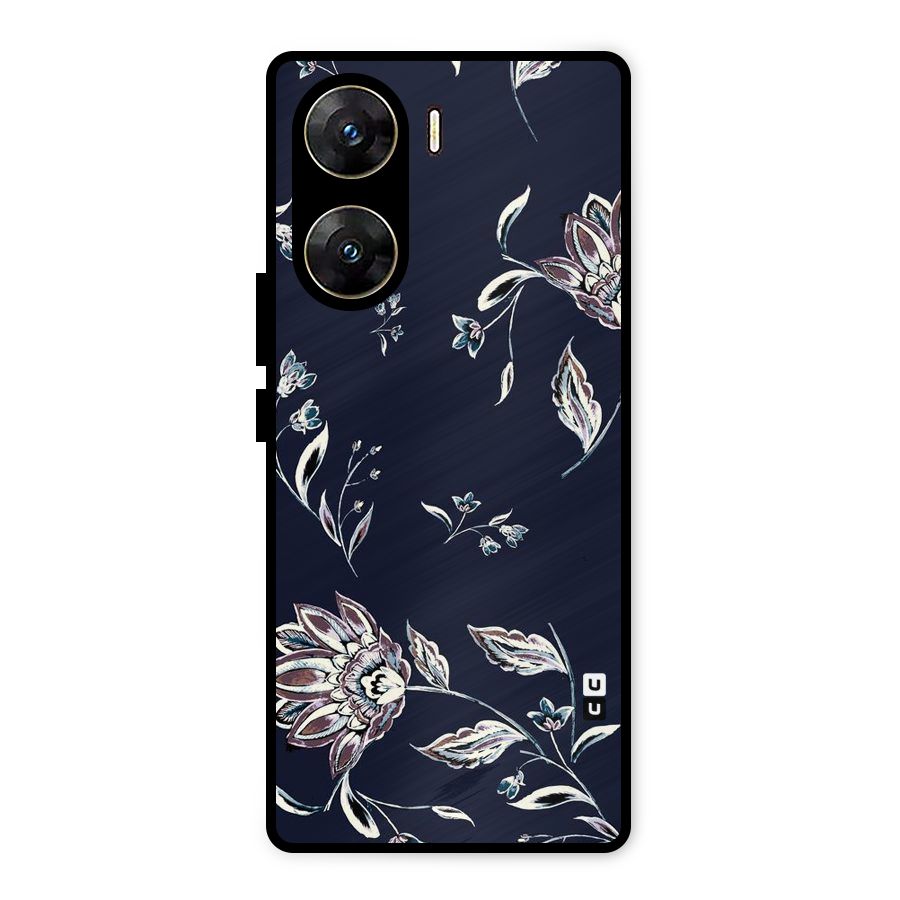 Cute Petals Metal Back Case for Vivo V29e