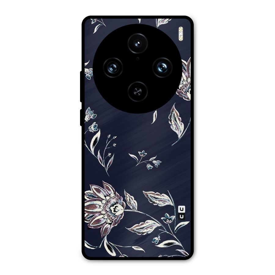 Cute Petals Metal Back Case for Vivo X100 Pro
