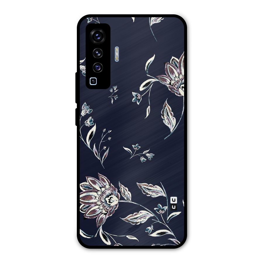 Cute Petals Metal Back Case for Vivo X50