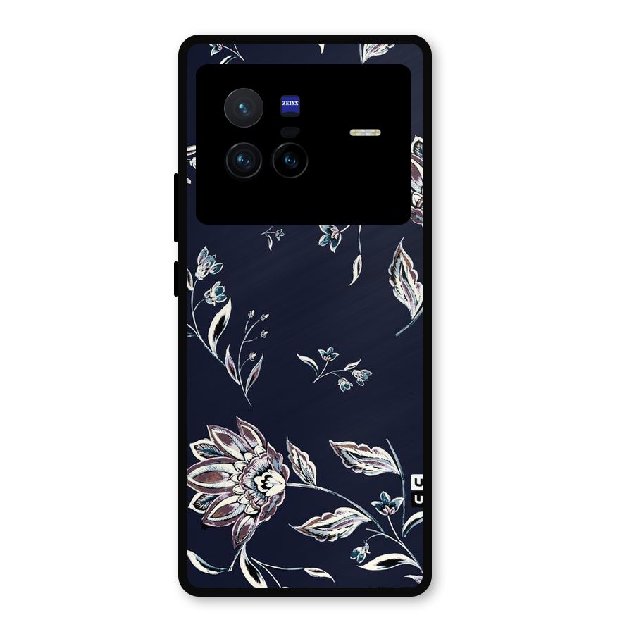 Cute Petals Metal Back Case for Vivo X80