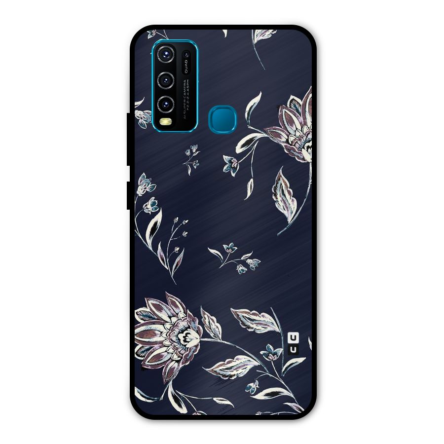Cute Petals Metal Back Case for Vivo Y50