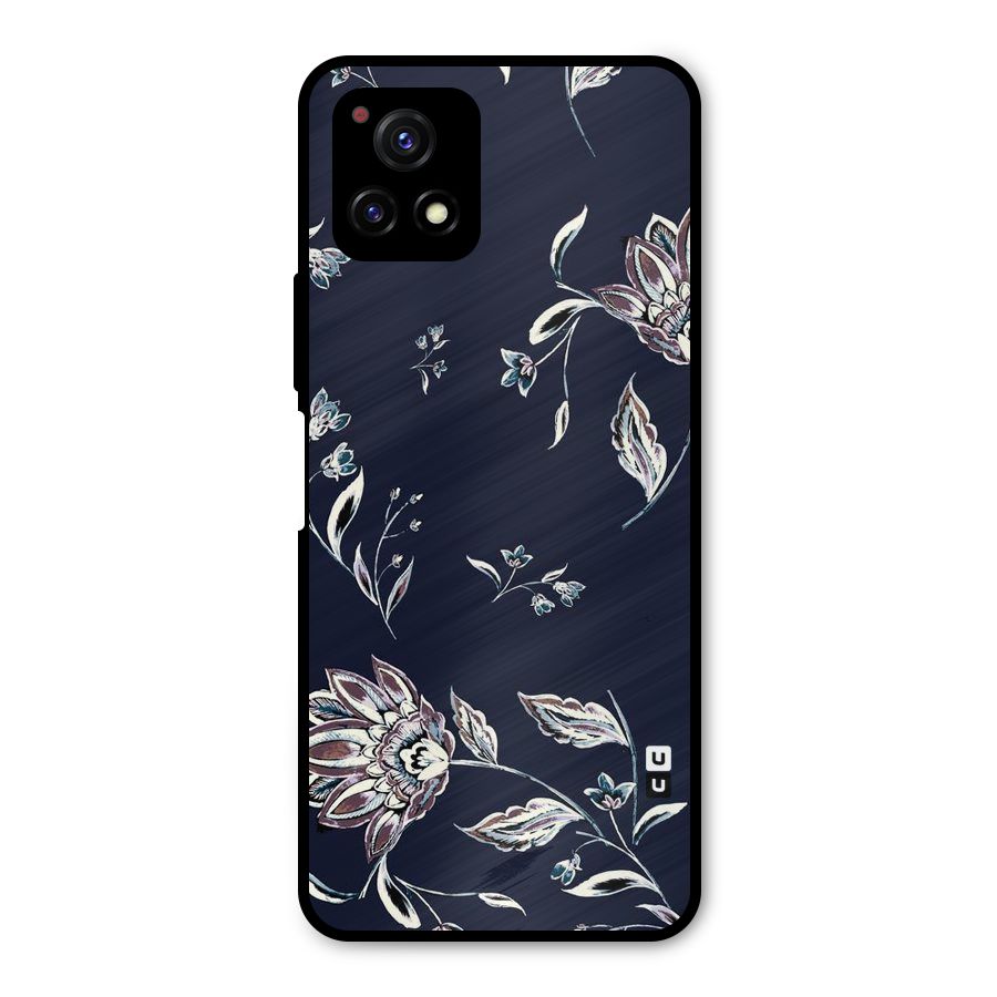 Cute Petals Metal Back Case for Vivo Y72 5G