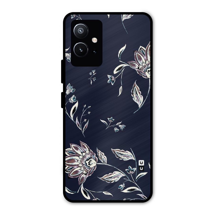 Cute Petals Metal Back Case for Vivo Y75 5G