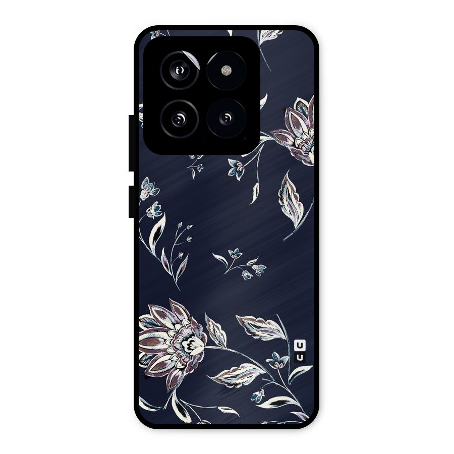 Cute Petals Metal Back Case for Xiaomi 14