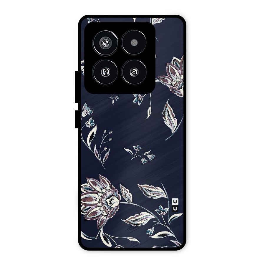 Cute Petals Metal Back Case for Xiaomi 14 Pro