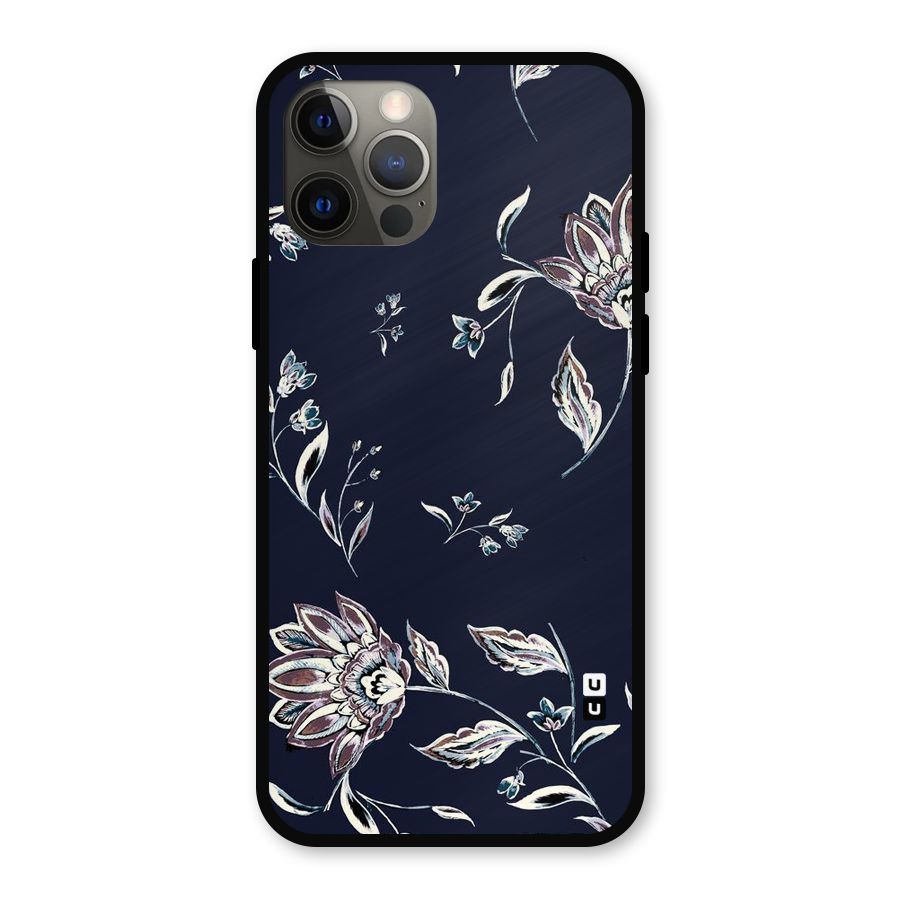 Cute Petals Metal Back Case for iPhone 12 Pro