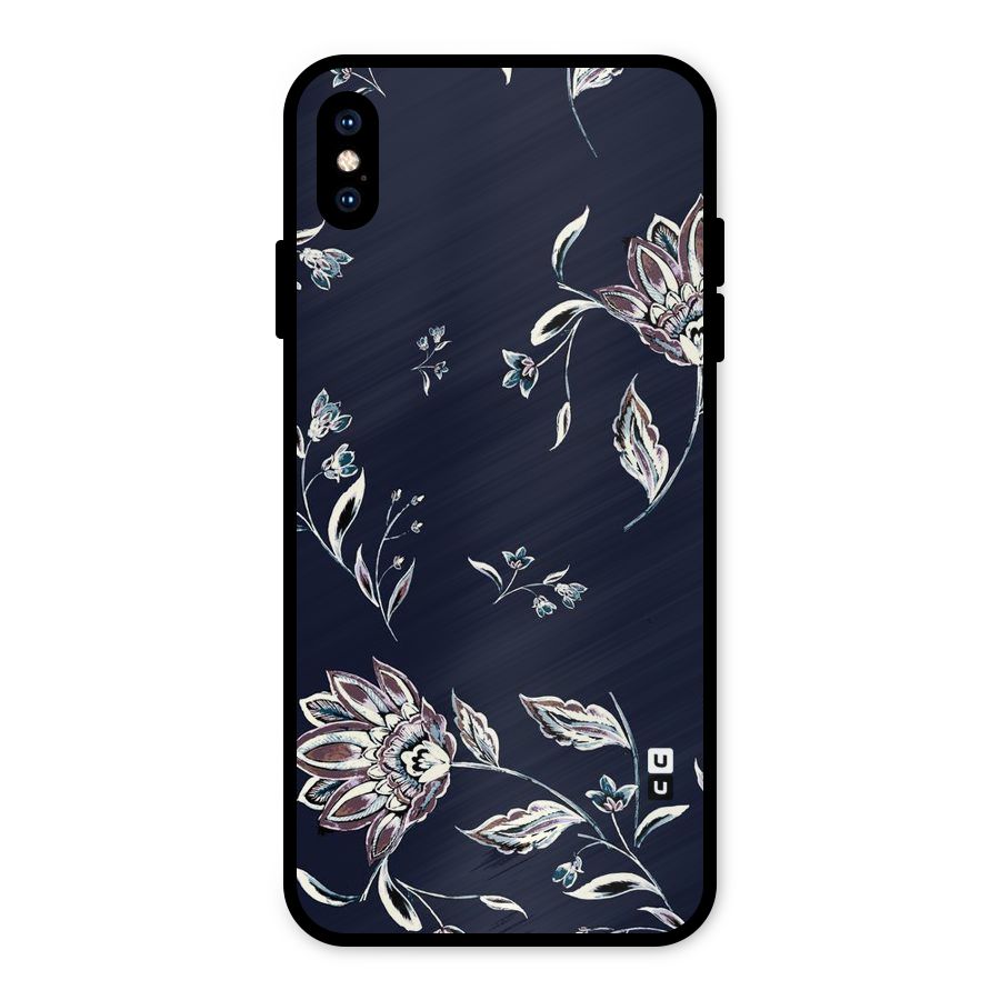Cute Petals Metal Back Case for iPhone XS Max