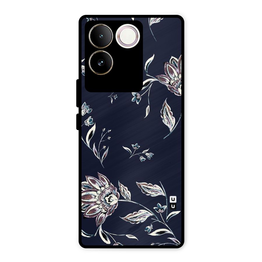 Cute Petals Metal Back Case for iQOO Z7 Pro