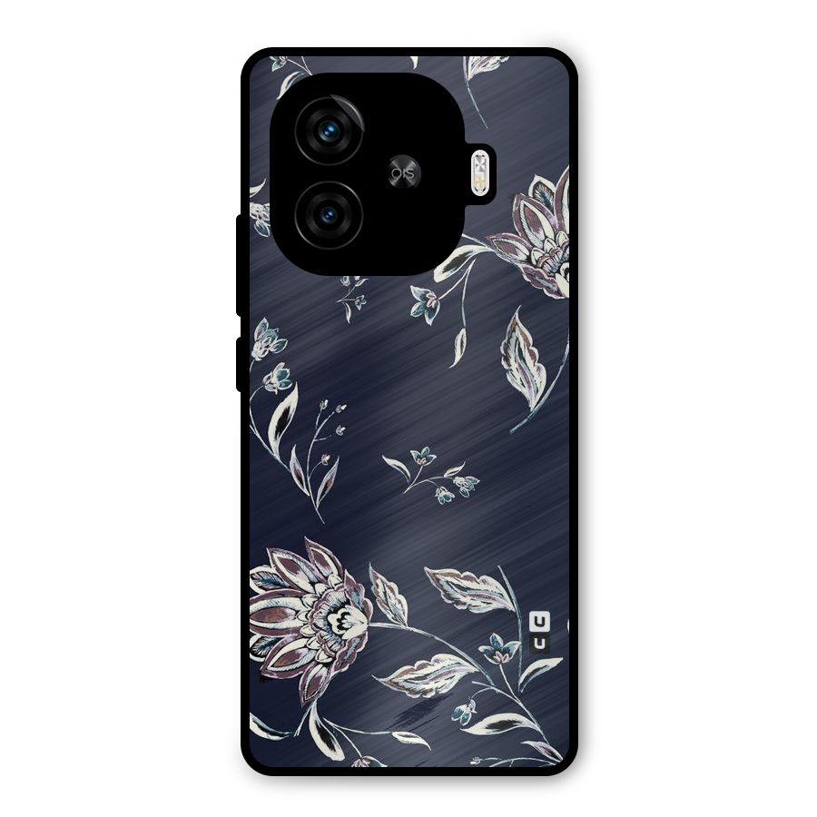 Cute Petals Metal Back Case for iQOO Z9 Turbo