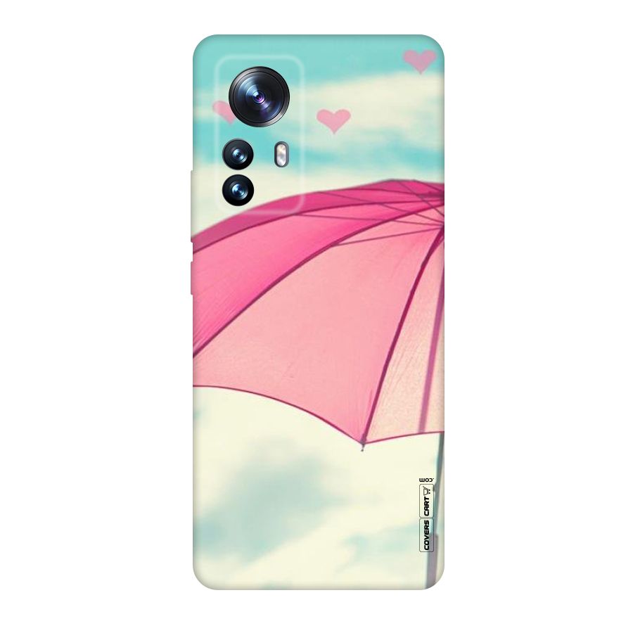 Cute Pink Umbrella Original Polycarbonate Back Case for Xiaomi 12 Pro