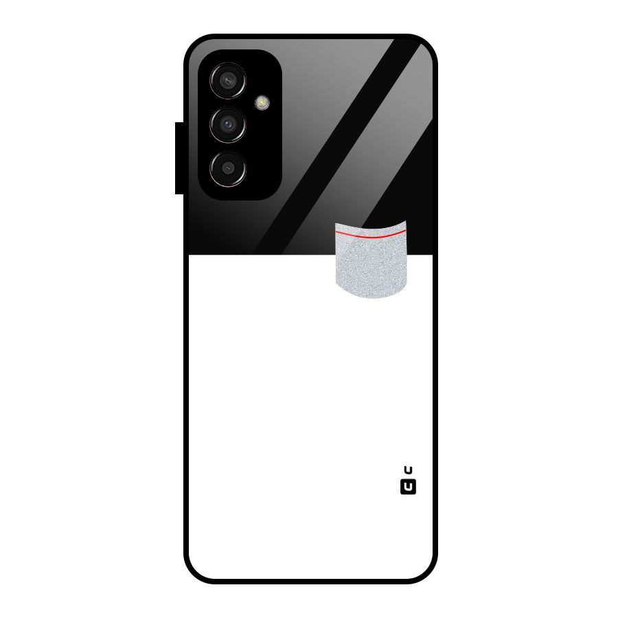 Cute Pocket Simple Glass Back Case for Galaxy F13