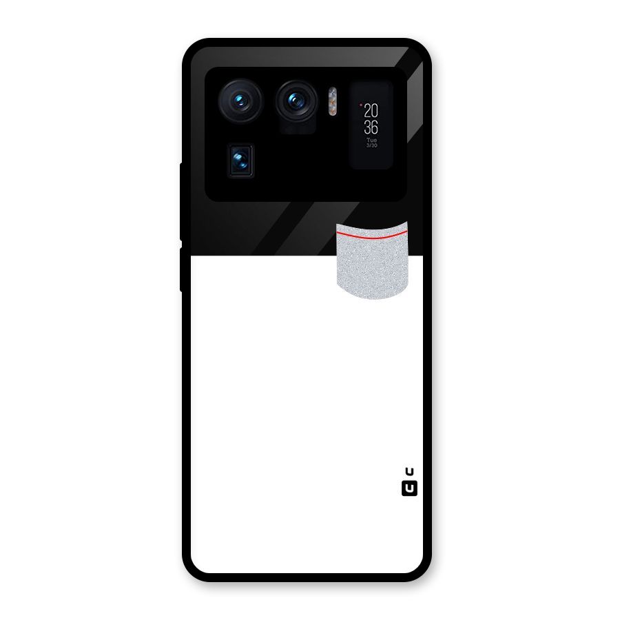 Cute Pocket Simple Glass Back Case for Mi 11 Ultra