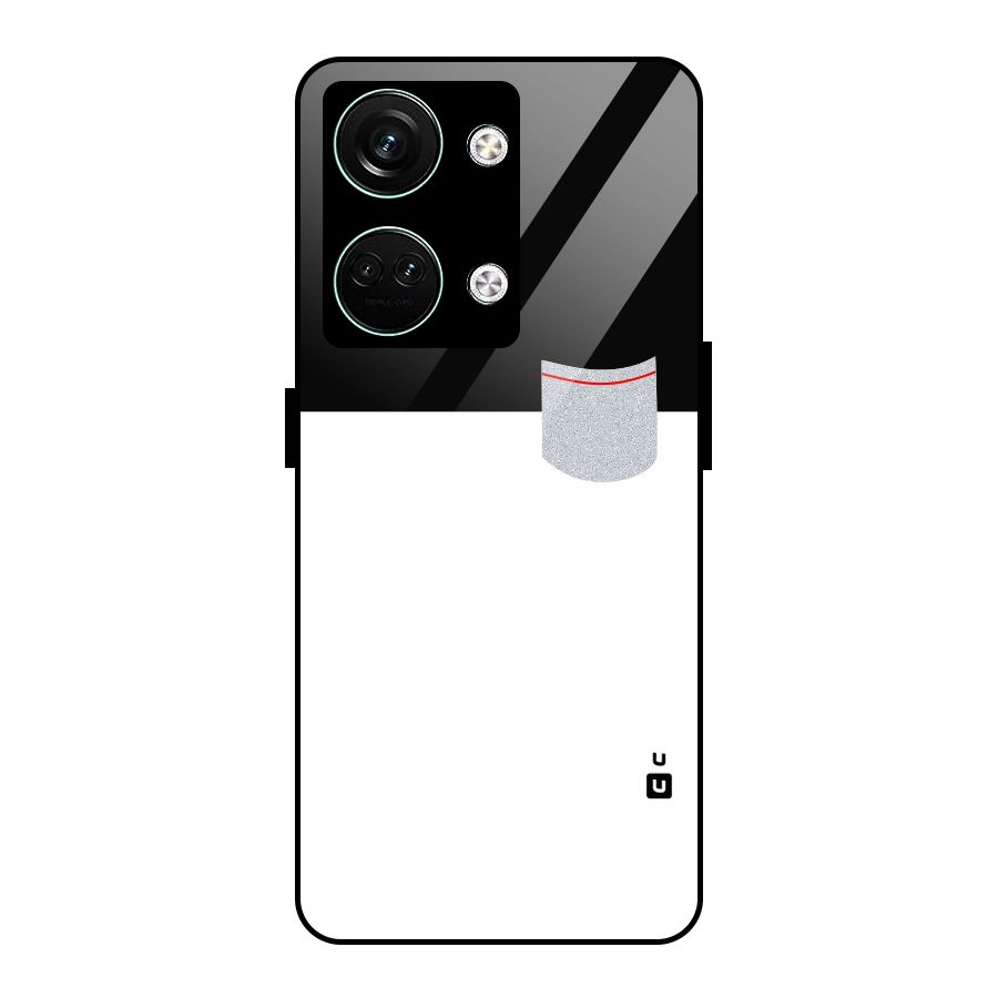 Cute Pocket Simple Glass Back Case for Oneplus Nord 3