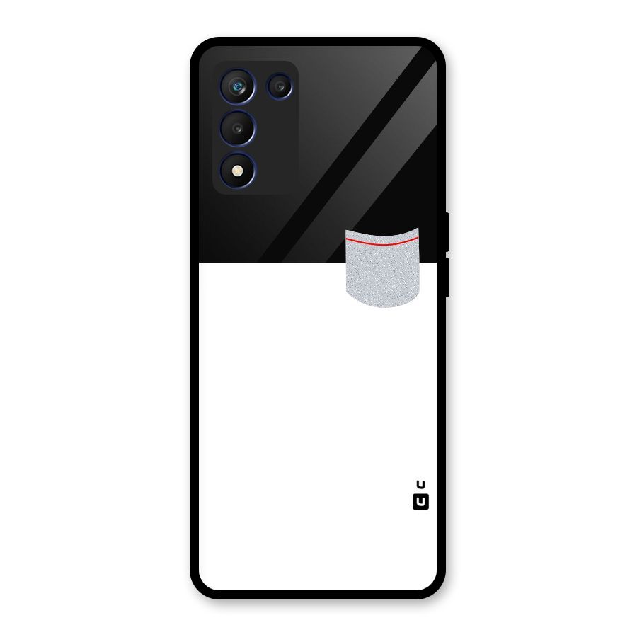 Cute Pocket Simple Glass Back Case for Realme 9 5G Speed