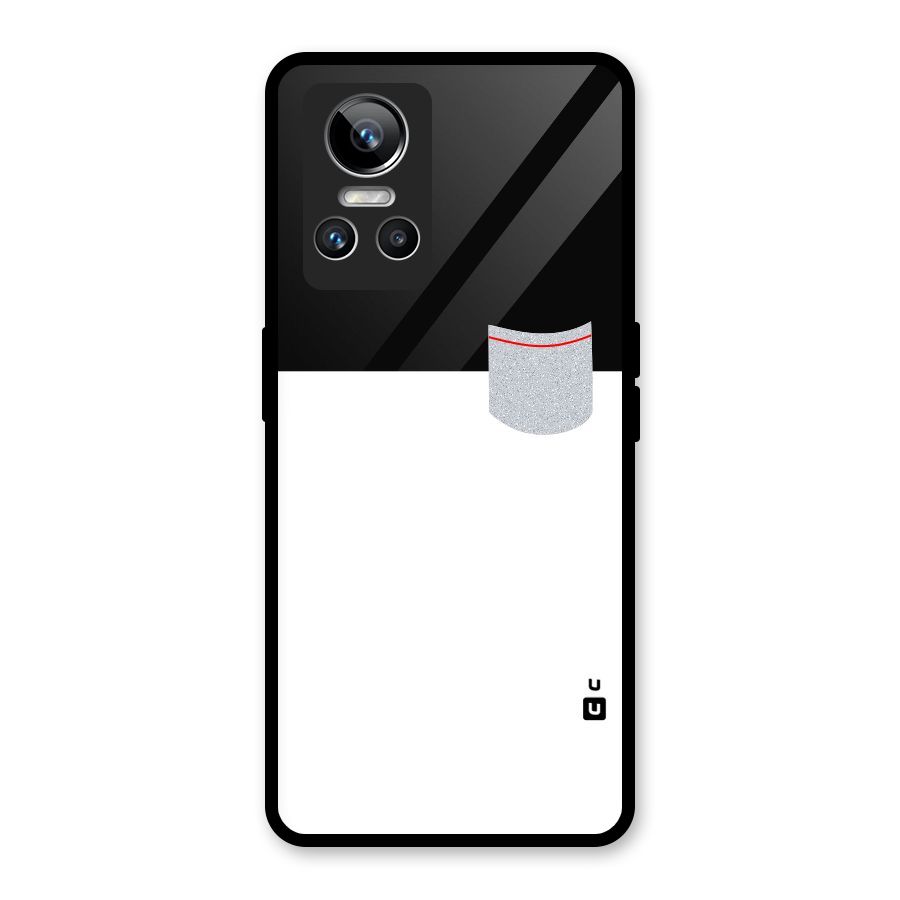 Cute Pocket Simple Glass Back Case for Realme GT Neo 3