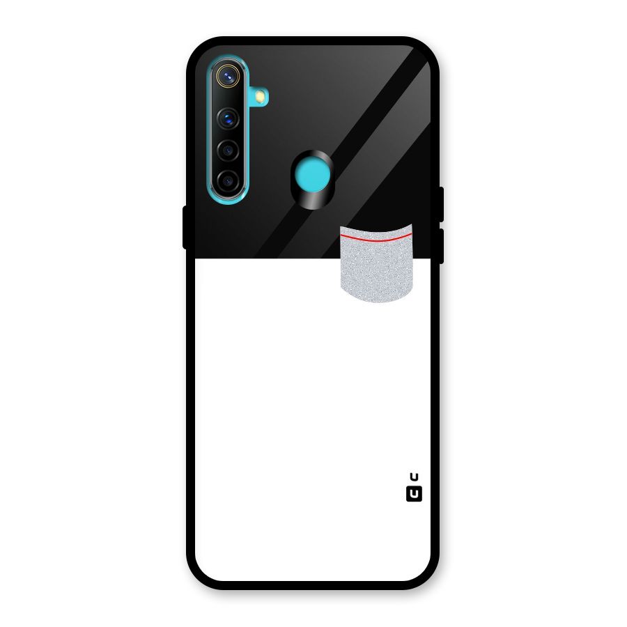 Cute Pocket Simple Glass Back Case for Realme Narzo 10