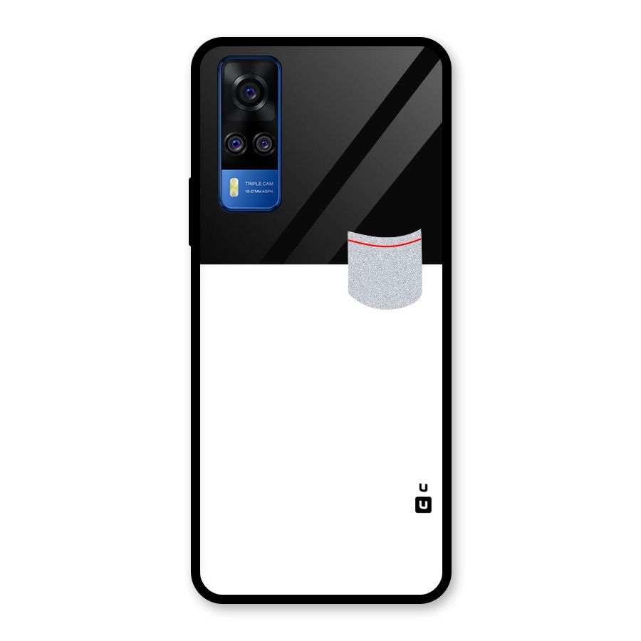 Cute Pocket Simple Glass Back Case for Vivo Y31