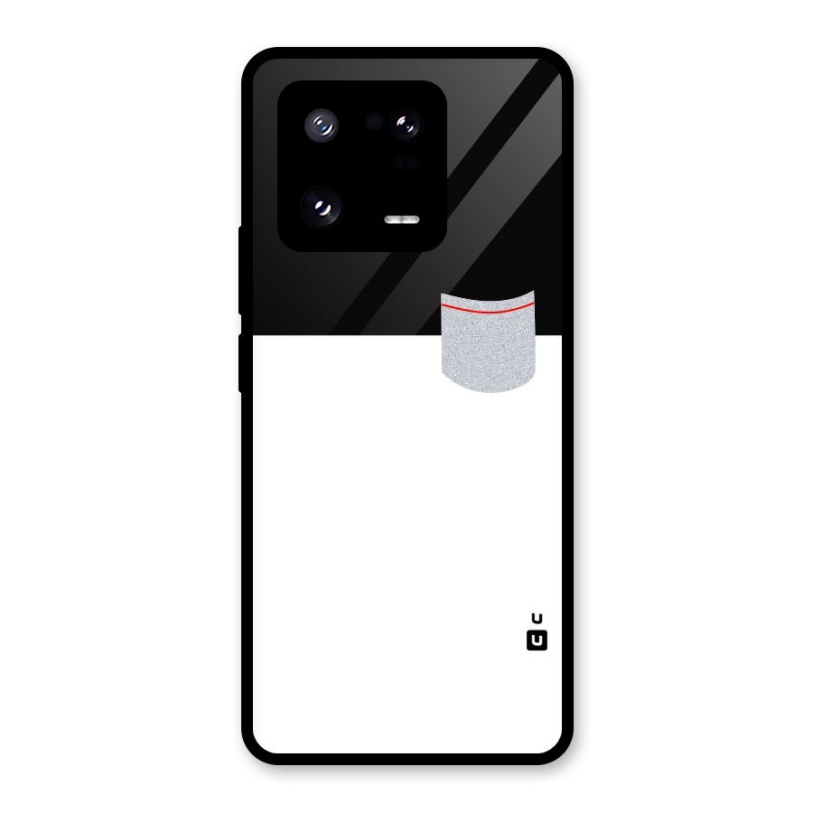 Cute Pocket Simple Glass Back Case for Xiaomi 13 Pro