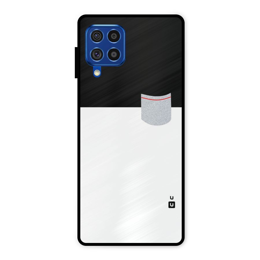 Cute Pocket Simple Metal Back Case for Galaxy F62