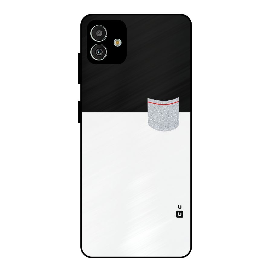 Cute Pocket Simple Metal Back Case for Galaxy M13 5G