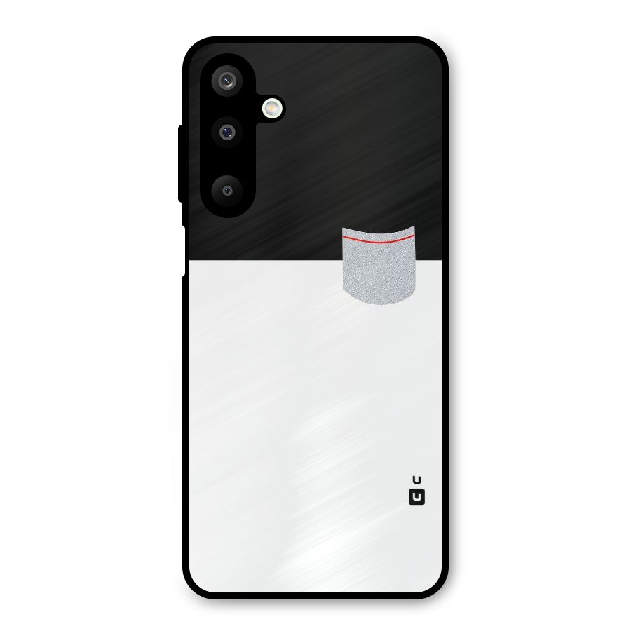 Cute Pocket Simple Metal Back Case for Galaxy M16