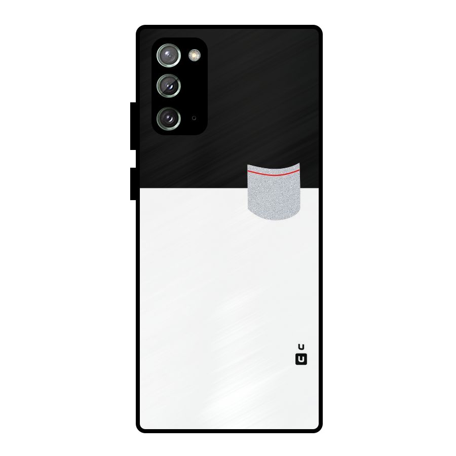 Cute Pocket Simple Metal Back Case for Galaxy Note 20