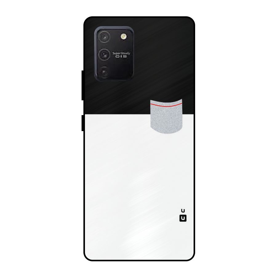Cute Pocket Simple Metal Back Case for Galaxy S10 Lite