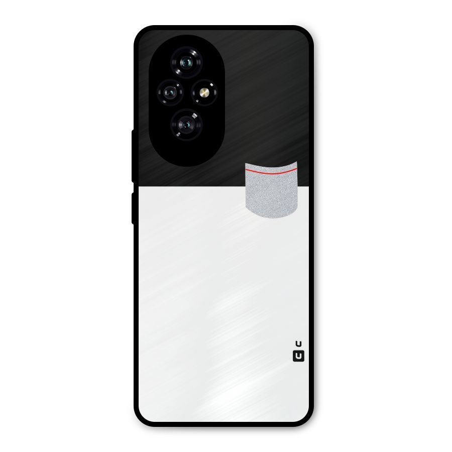 Cute Pocket Simple Metal Back Case for Honor 200