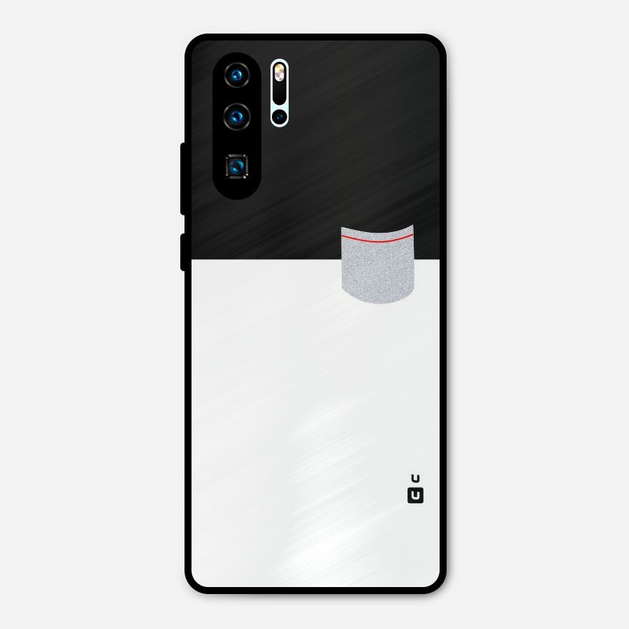 Cute Pocket Simple Metal Back Case for Huawei P30 Pro