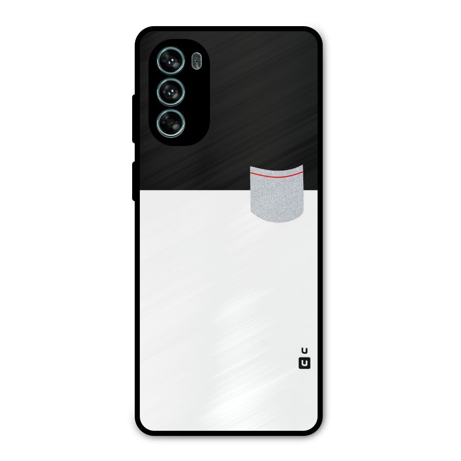 Cute Pocket Simple Metal Back Case for Moto G62
