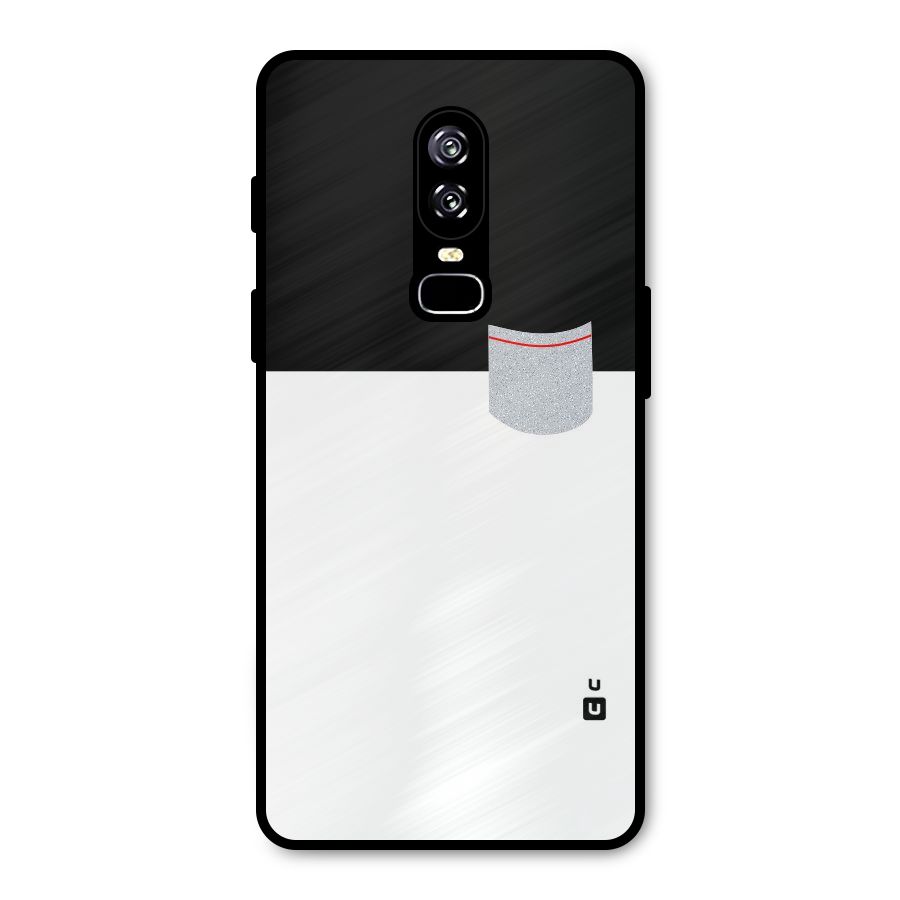 Cute Pocket Simple Metal Back Case for OnePlus 6