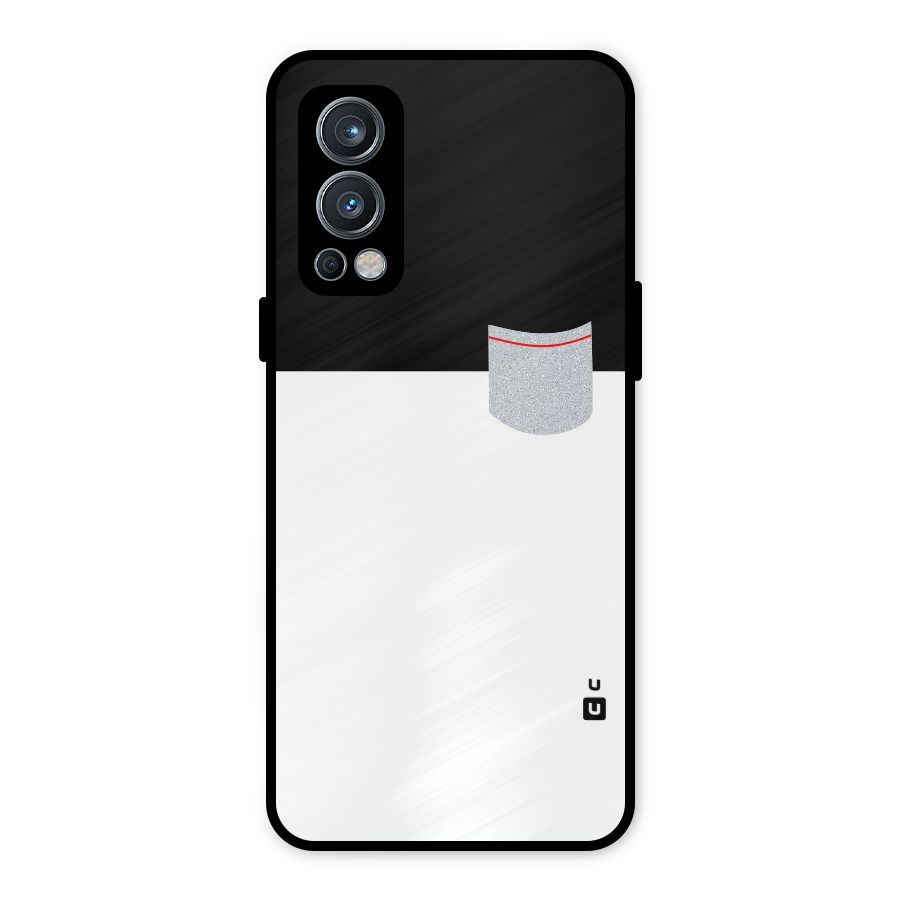 Cute Pocket Simple Metal Back Case for OnePlus Nord 2 5G