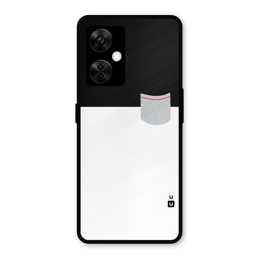 Cute Pocket Simple Metal Back Case for OnePlus Nord CE 3 Lite