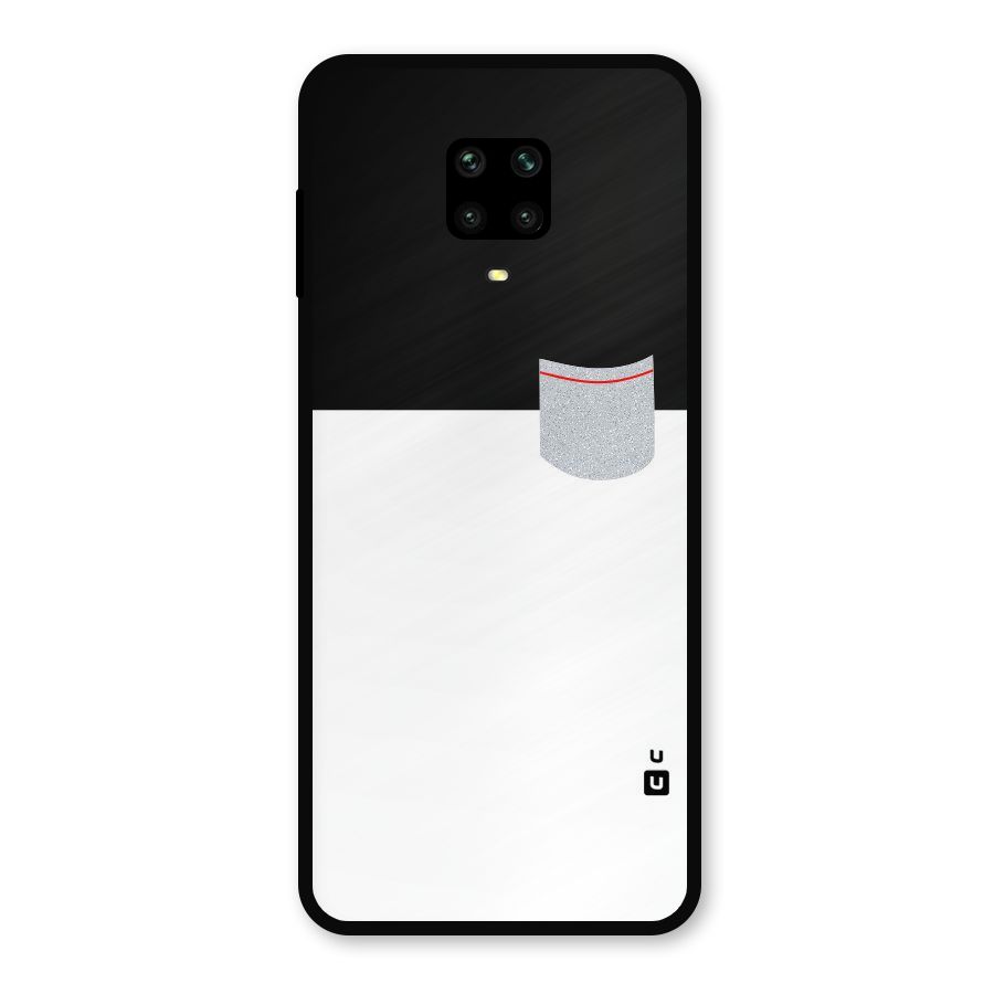Cute Pocket Simple Metal Back Case for Poco M2 Pro