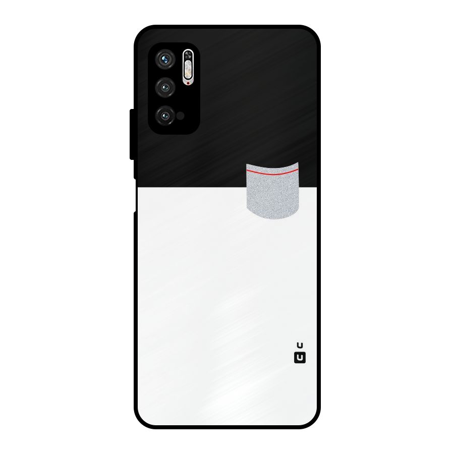 Cute Pocket Simple Metal Back Case for Poco M3 Pro 5G