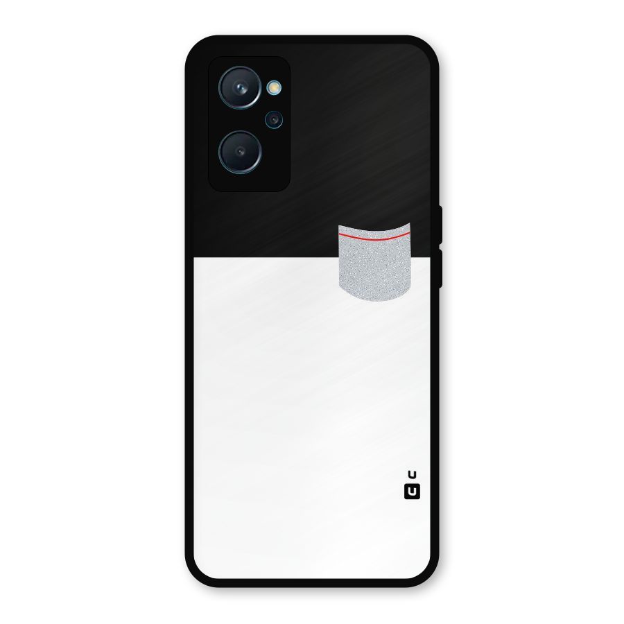 Cute Pocket Simple Metal Back Case for Realme 9i