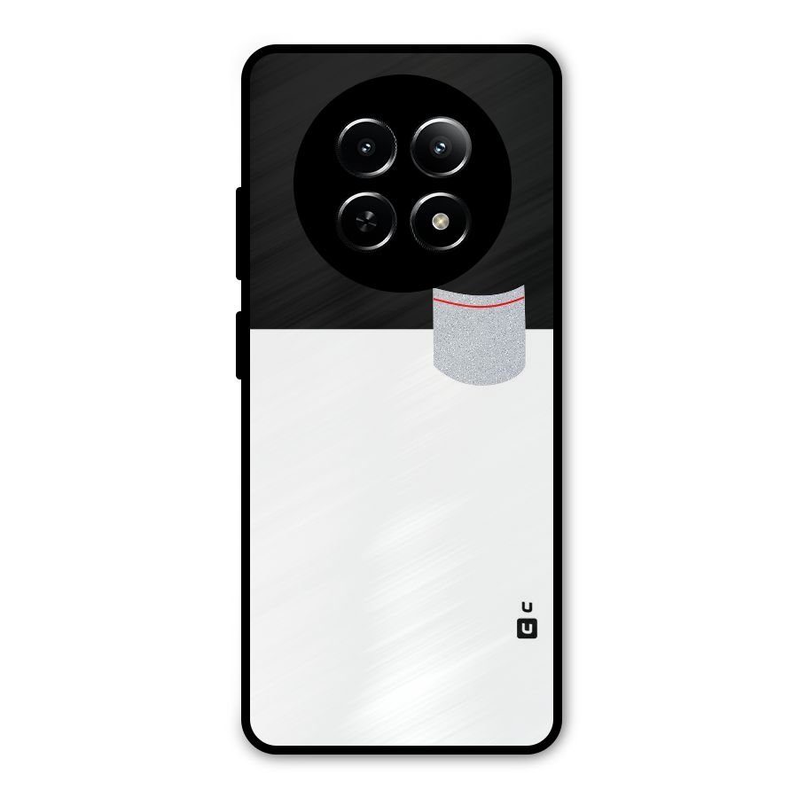 Cute Pocket Simple Metal Back Case for Realme Narzo N65