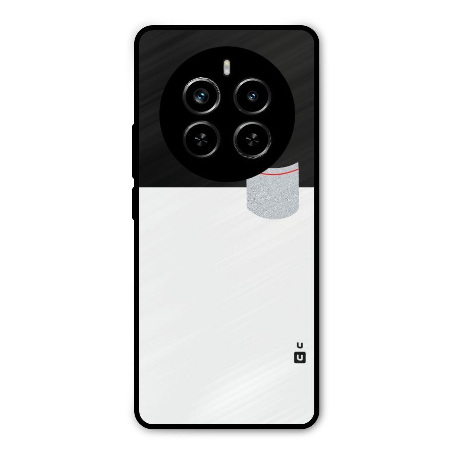 Cute Pocket Simple Metal Back Case for Realme P1 Pro