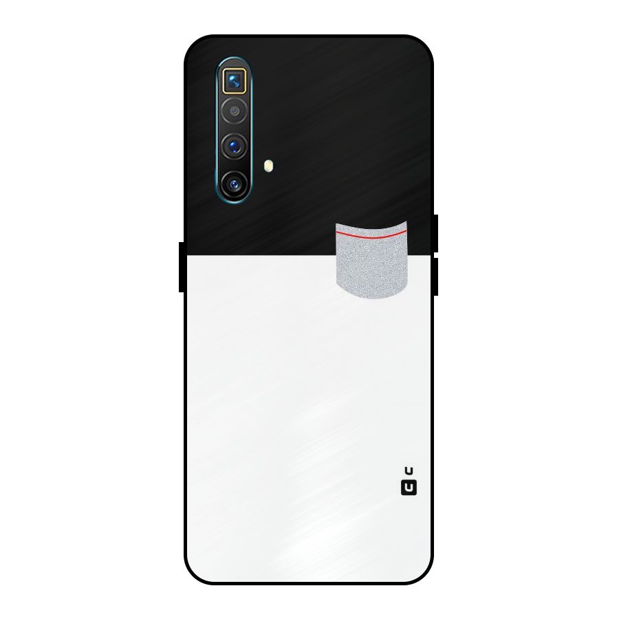 Cute Pocket Simple Metal Back Case for Realme X3