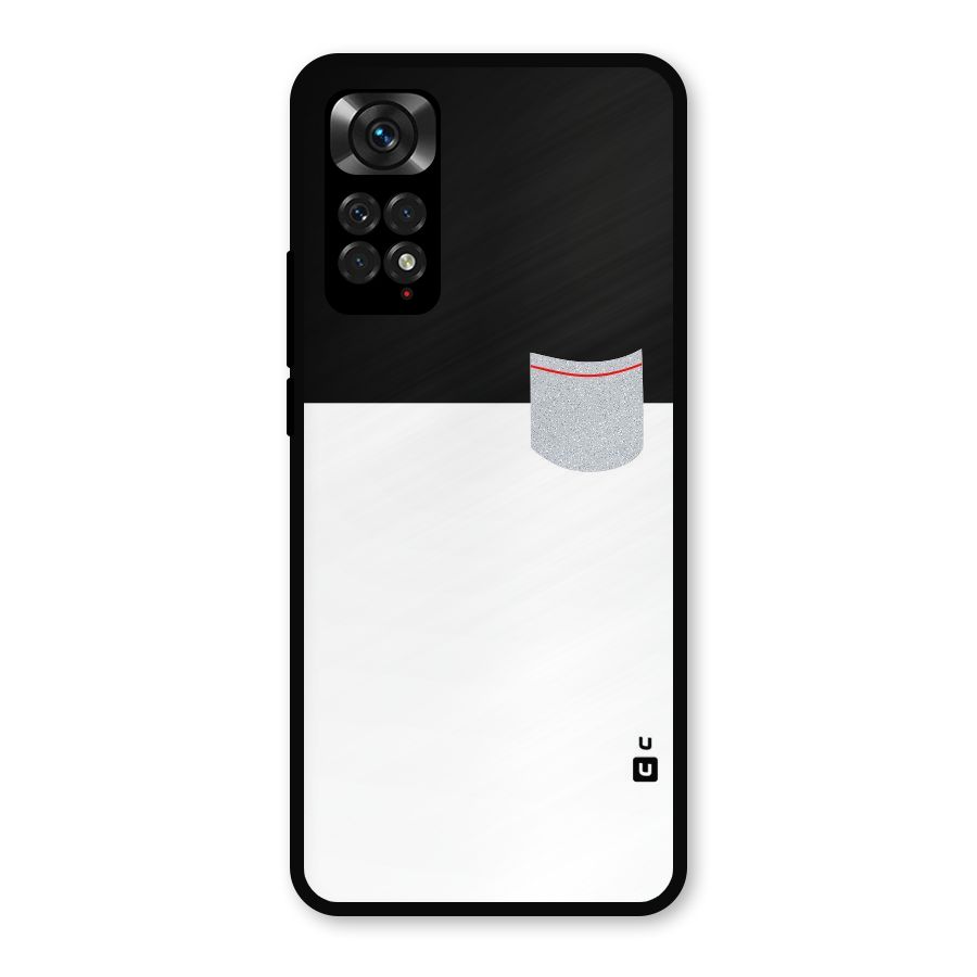 Cute Pocket Simple Metal Back Case for Redmi Note 11s