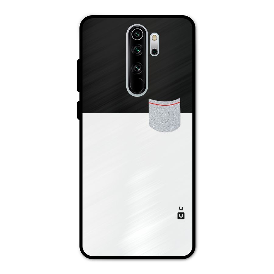 Cute Pocket Simple Metal Back Case for Redmi Note 8 Pro