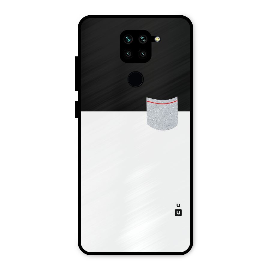Cute Pocket Simple Metal Back Case for Redmi Note 9