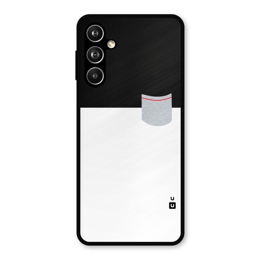 Cute Pocket Simple Metal Back Case for Samsung Galaxy M54