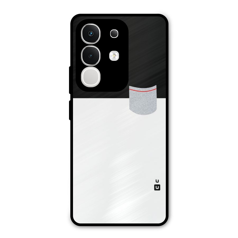 Cute Pocket Simple Metal Back Case for Vivo T4x