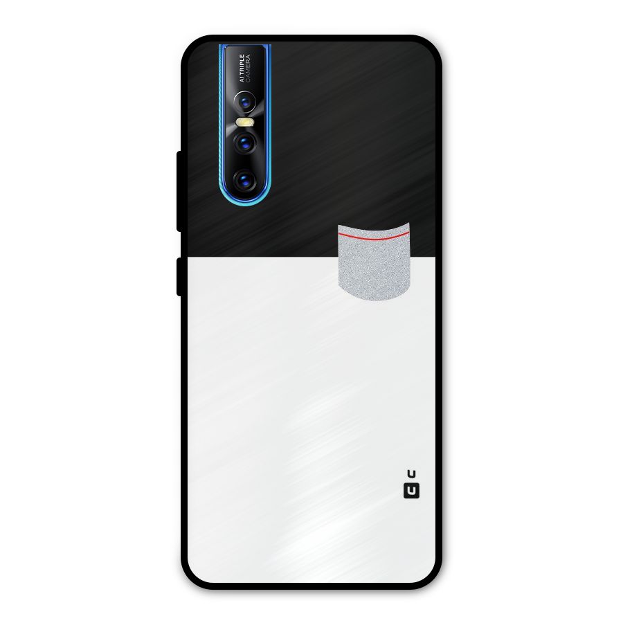 Cute Pocket Simple Metal Back Case for Vivo V15 Pro