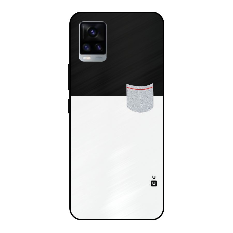 Cute Pocket Simple Metal Back Case for Vivo V20